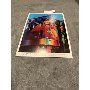 Vintage The Beatles "Apple Boutique" Cardboard Poster